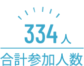 合計参加人数334人